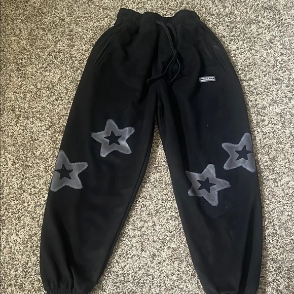 Aelfric Eden Sweatpants Star Graphic Drawstring Pants Casual Jogger/ unisex - Picture 3 of 10